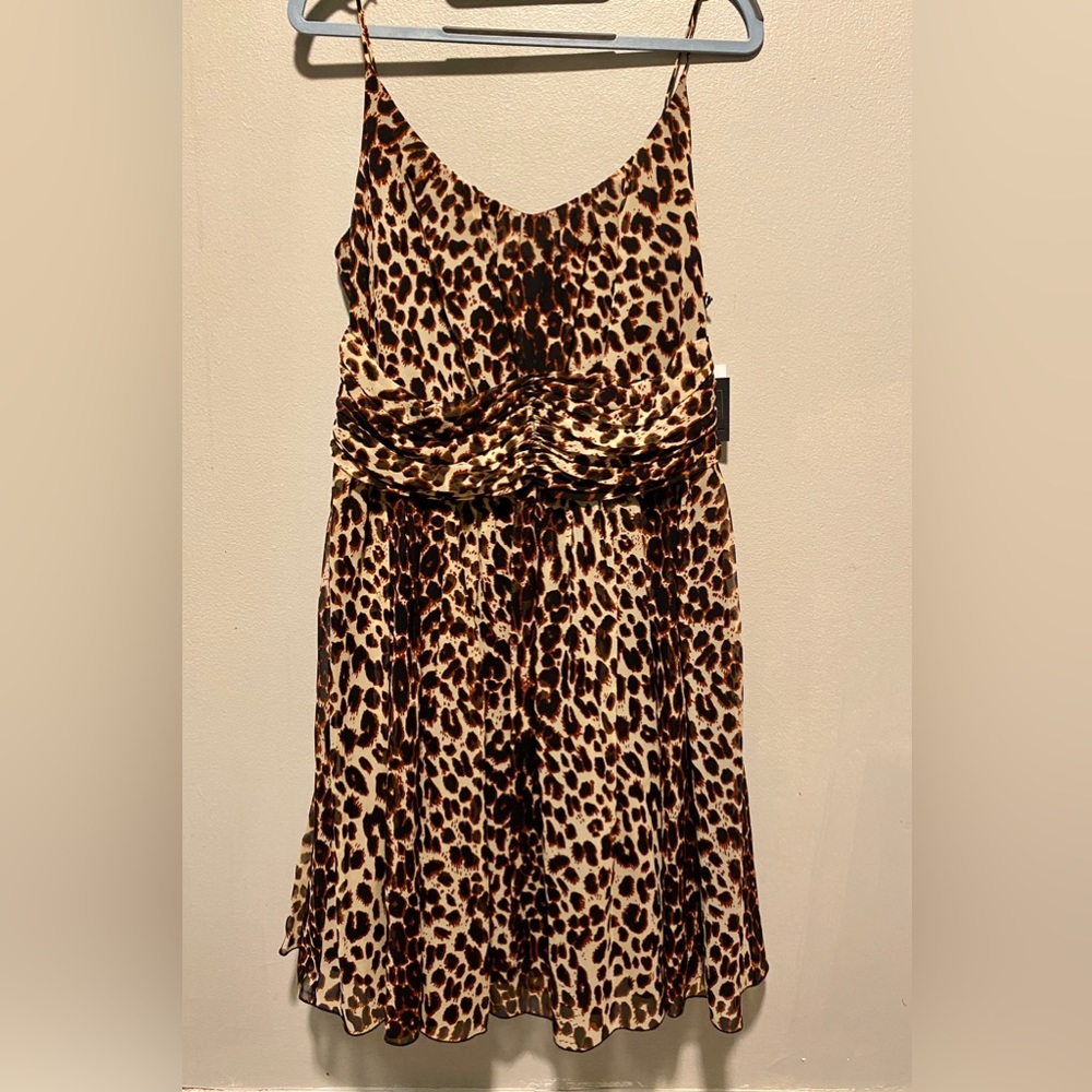 ANNA SUI Animal Print Dress NWT Size 10